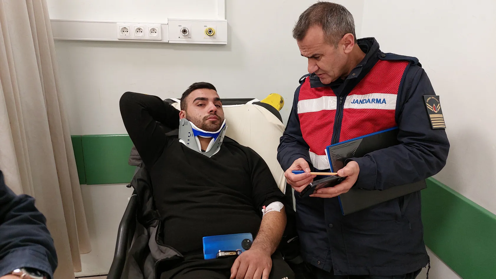 Kazadan 9 saat sonra fark edilerek hastaneye kaldırıldı