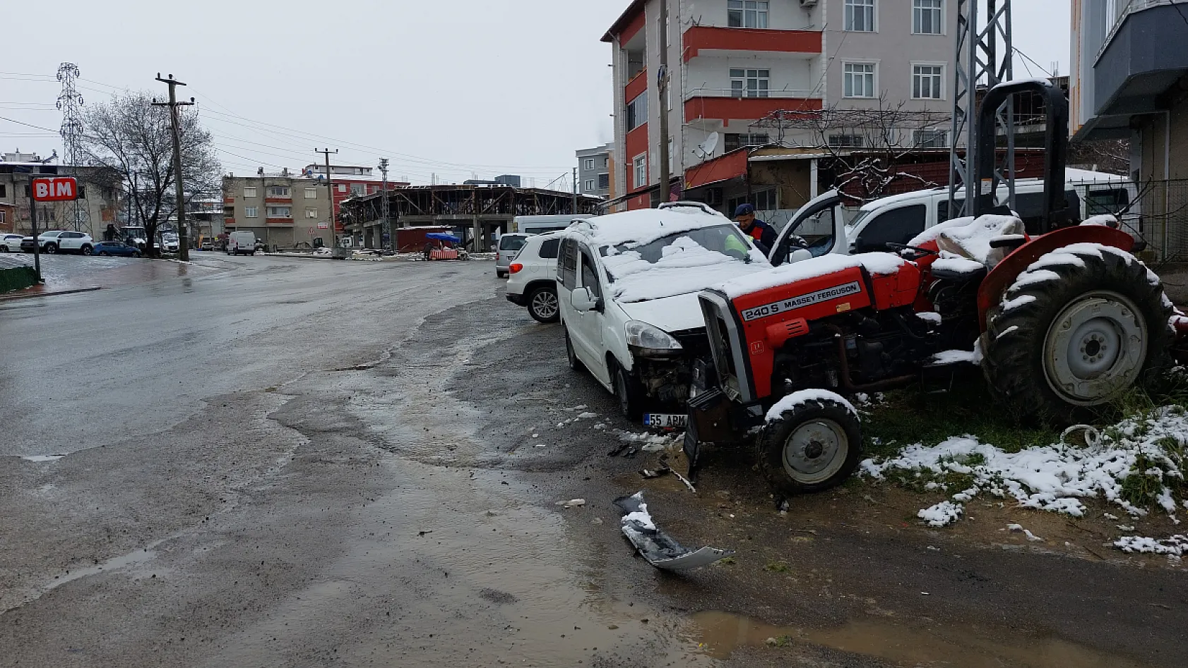 Kazadan 9 saat sonra fark edilerek hastaneye kaldırıldı