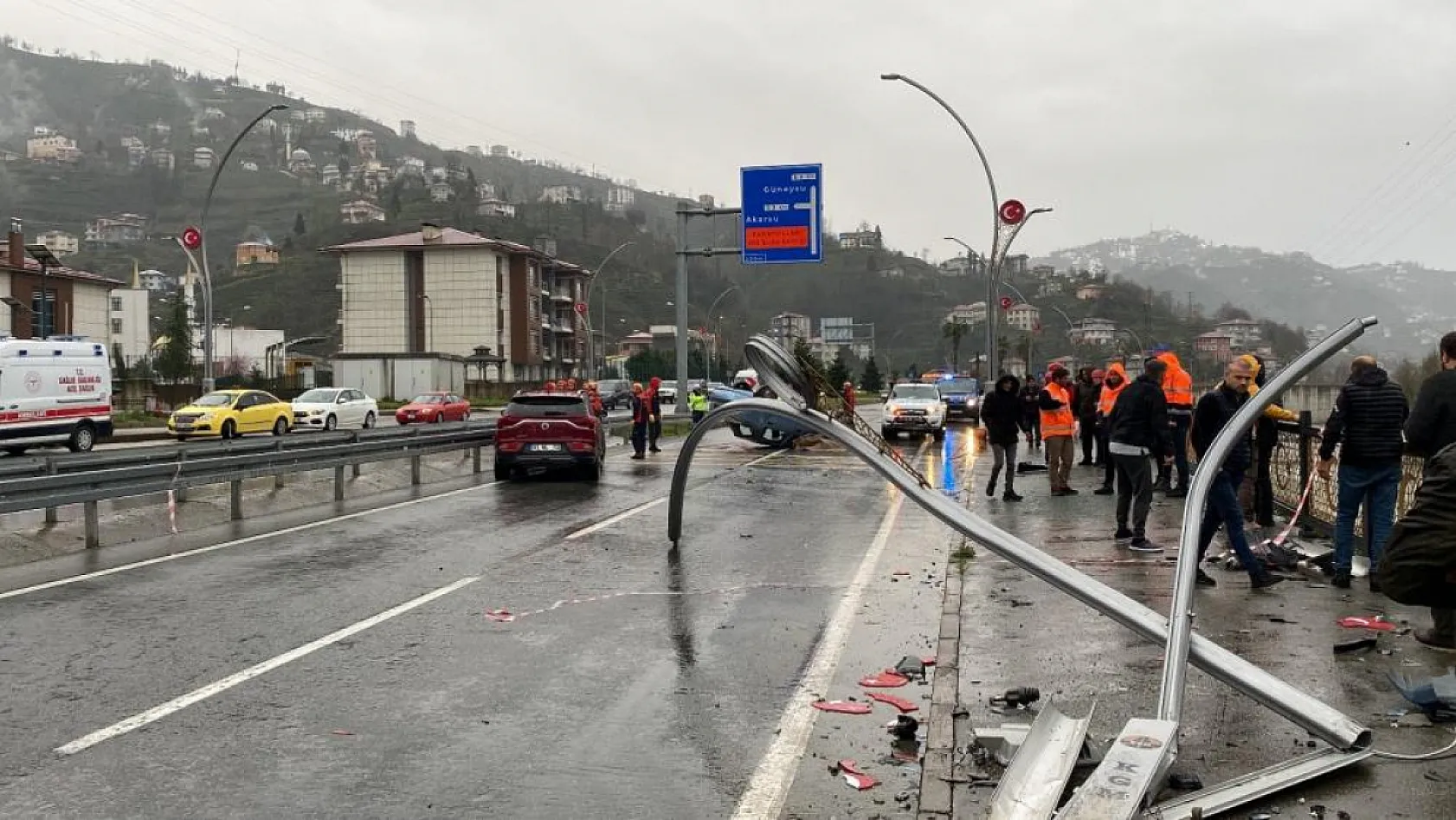 Otomobil ile cip çarpıştı: 1 ölü