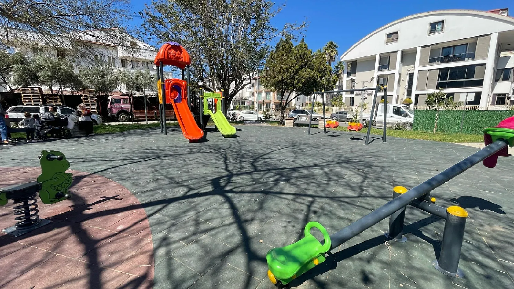 Marmaris'teki parklar yenileniyor