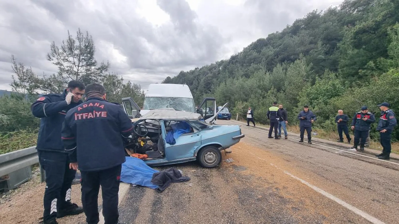 Feci kaza: 3'ü çocuk 5 ölü, 7 yaralı