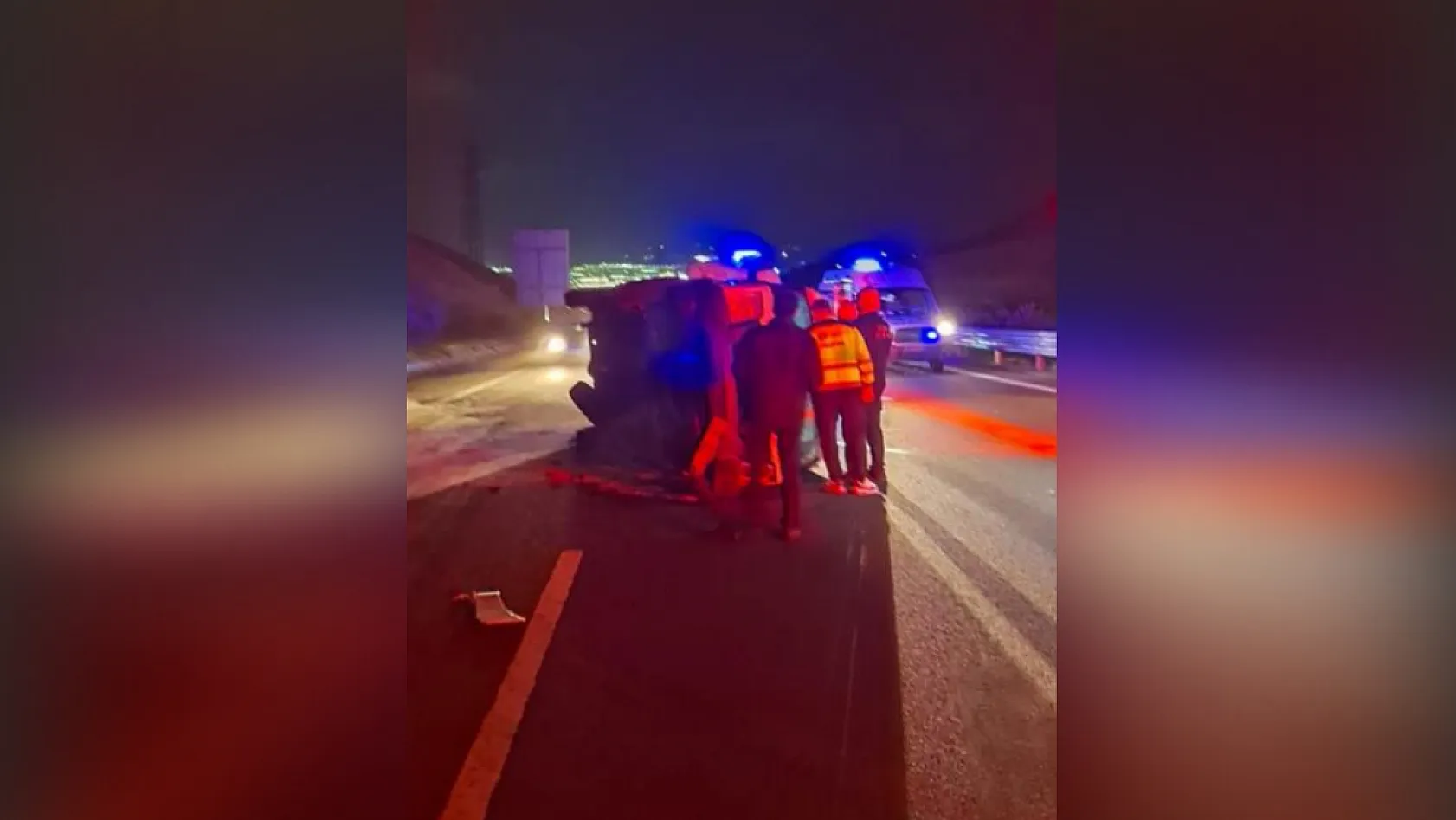 Taziye dönüşü faciayla bitti! Minibüs takla attı, 1 ölü 10 yaralı