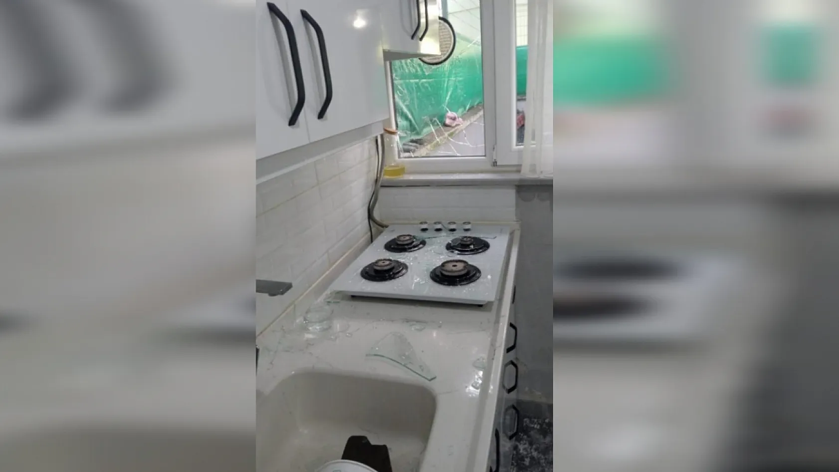11 kere evin camını kırdı, yetmedi abisinin aracını yakmaya çalıştı..