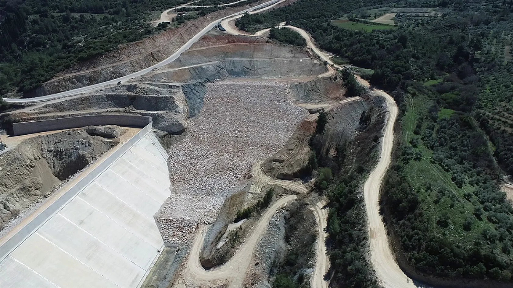 Yatağan Girme barajı tamamlandı