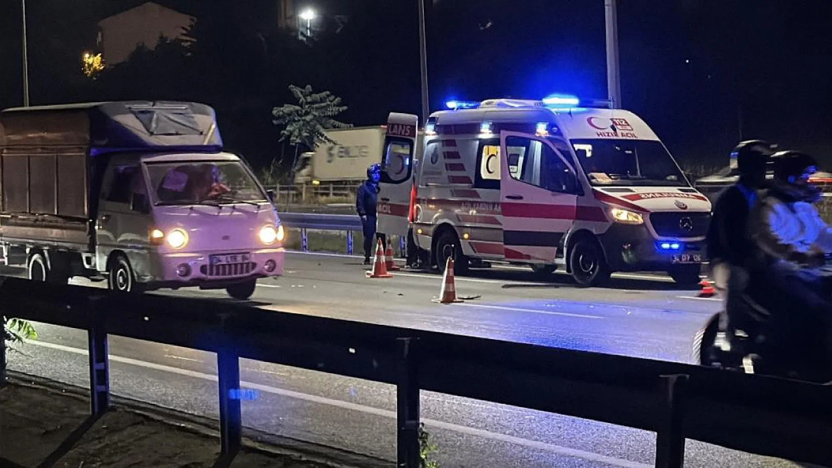 Yola atlayan yaya feci şekilde can verdi