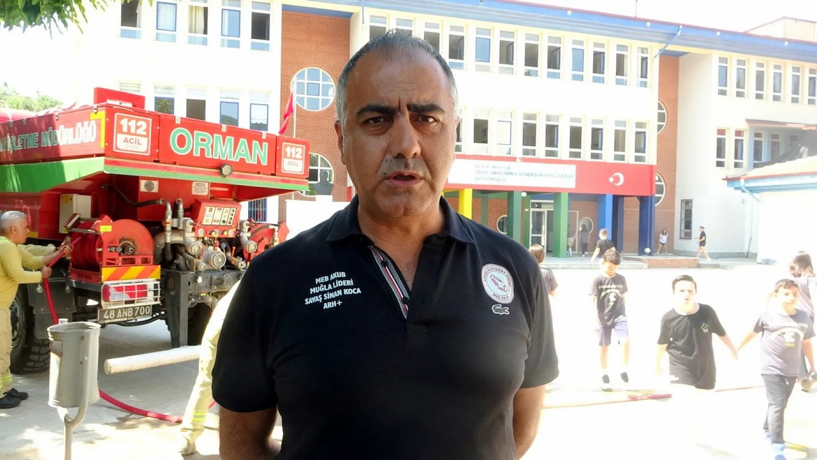 Muğla'da öğrencilere orman yangınları konusunda eş zamanlı farkındalık eğitimi verildi