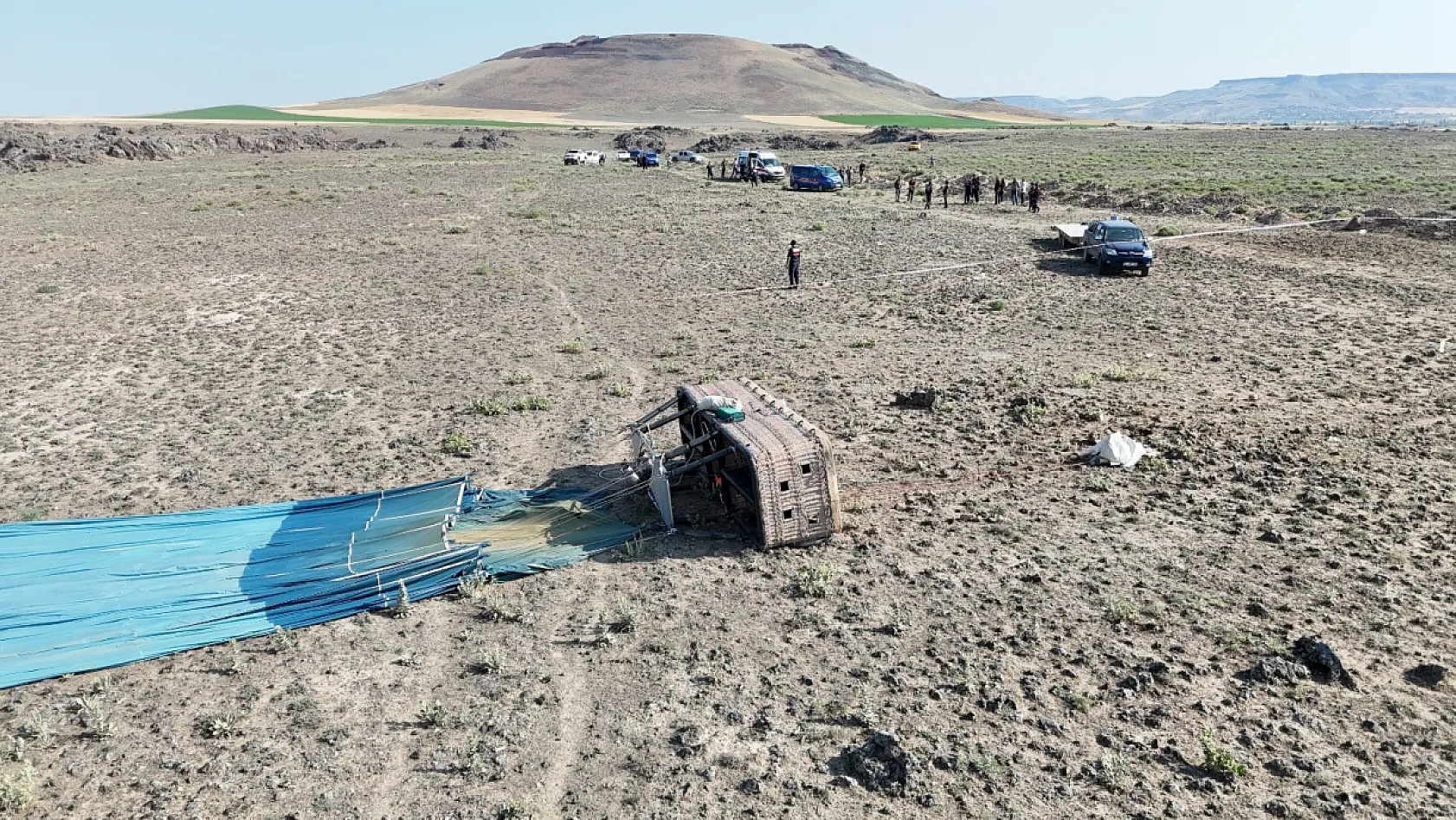 Feci balon kazası: 1 ölü, 12 yaralı