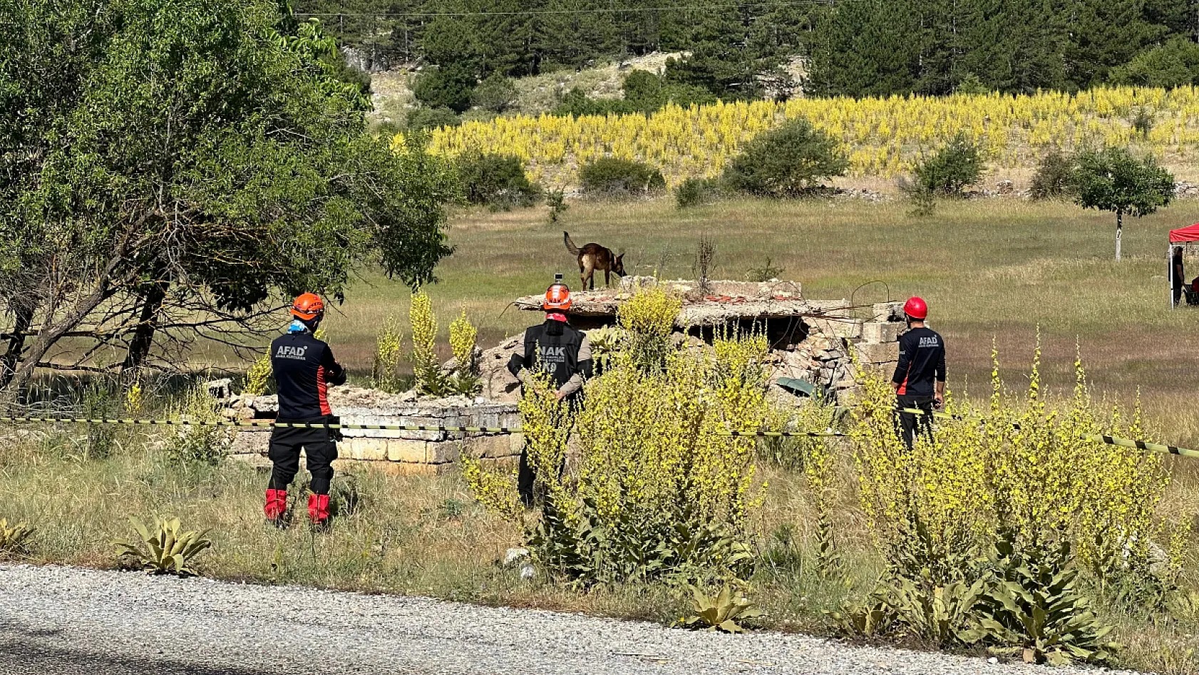 Muğla'da gerçeği aratmayan deprem tatbikatı