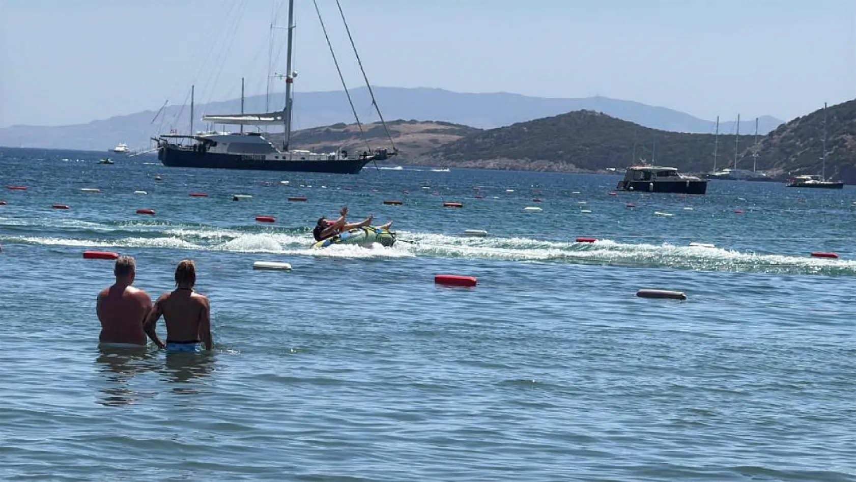 Bodrum kavruldu hava sıcaklığı 44 dereceye ulaştı