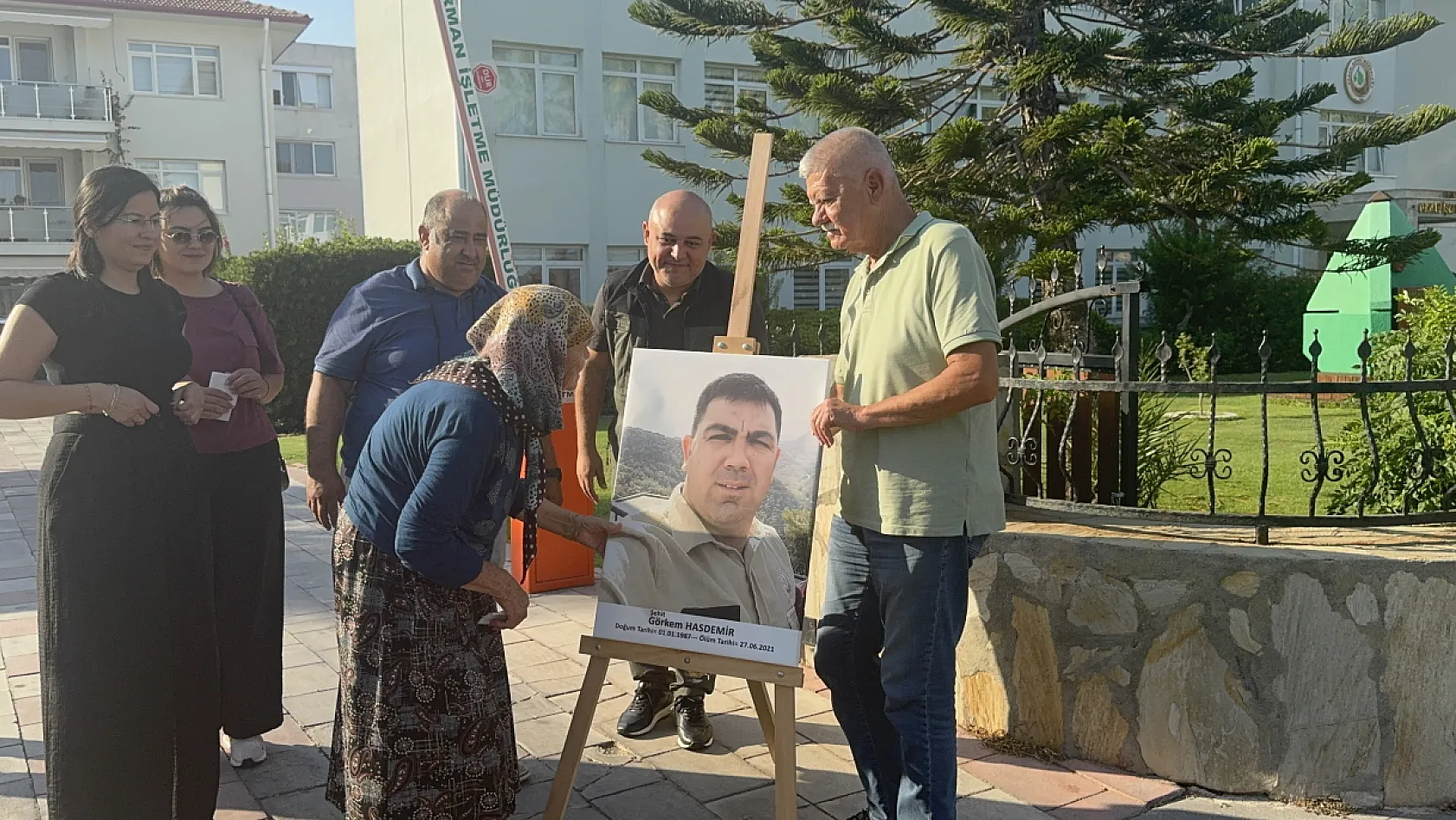 Marmaris'te şehit olan orman işçisi Görkem Hasdemir dualarla anıldı