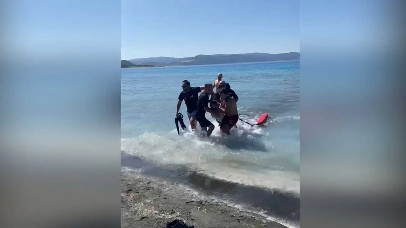 Burdur Salda Gölü'nde can pazarı: Genç kız ölümle burun buruna geldi