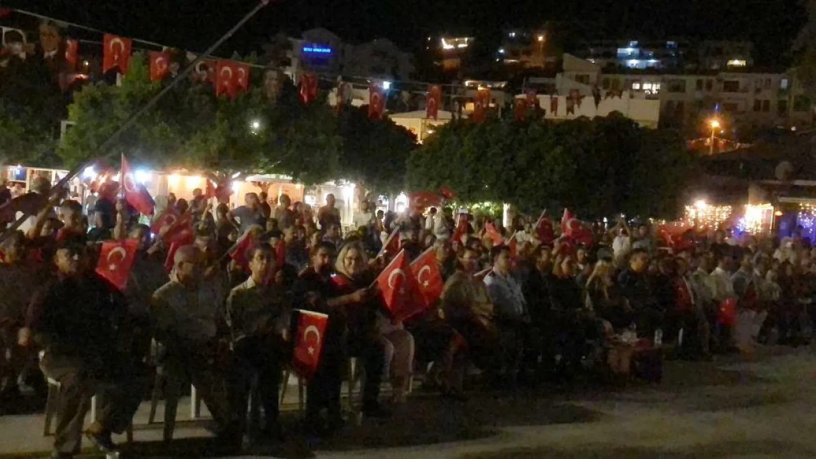 Datça'da 15 Temmuz şehitleri anıldı