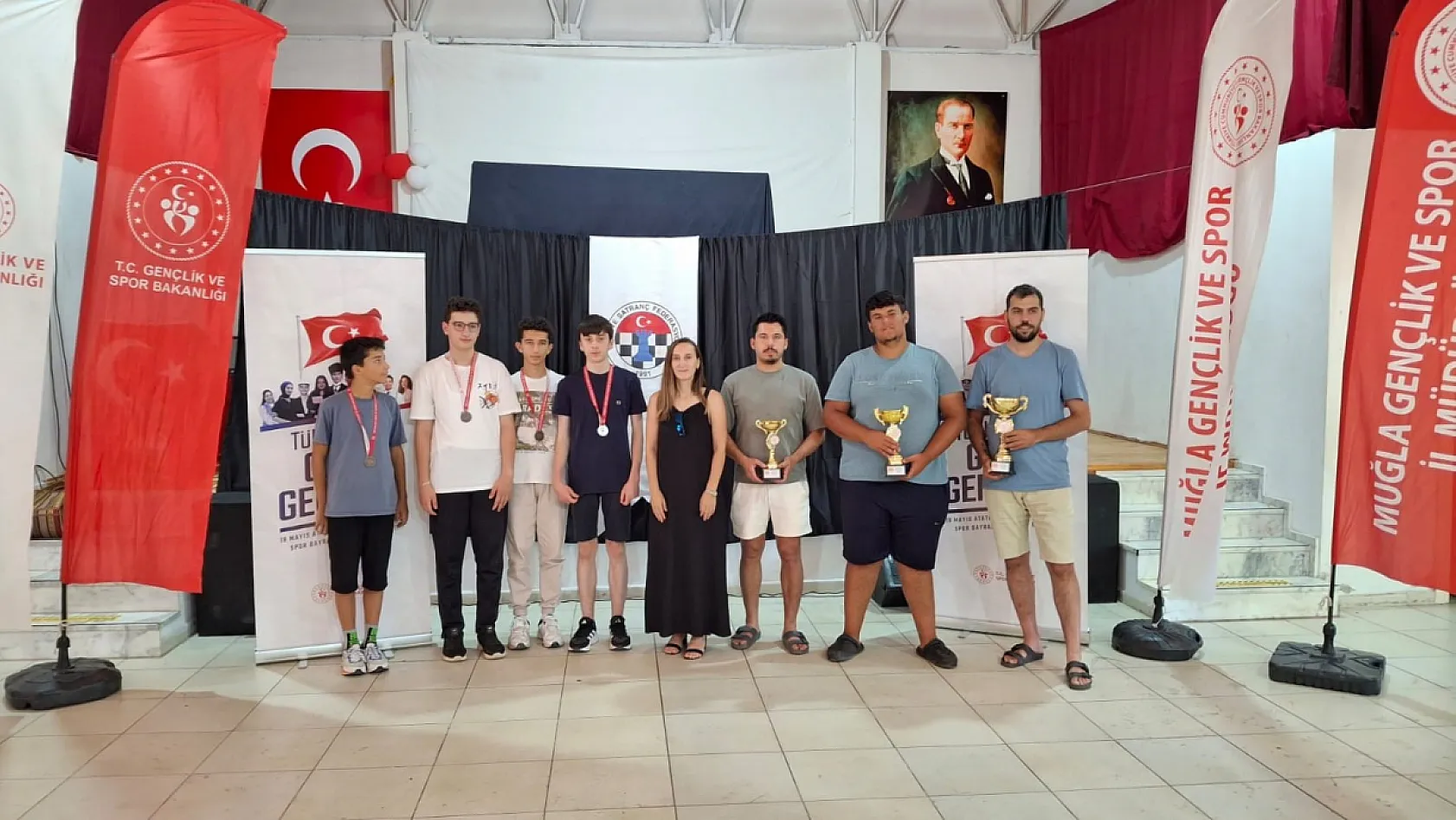 Ula'da satranç heyecanı
