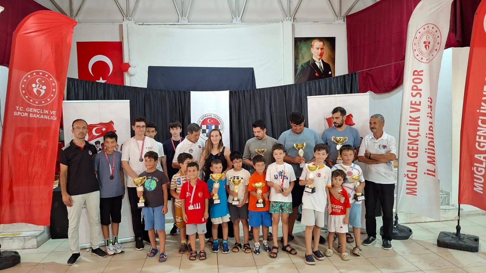 Ula'da satranç heyecanı