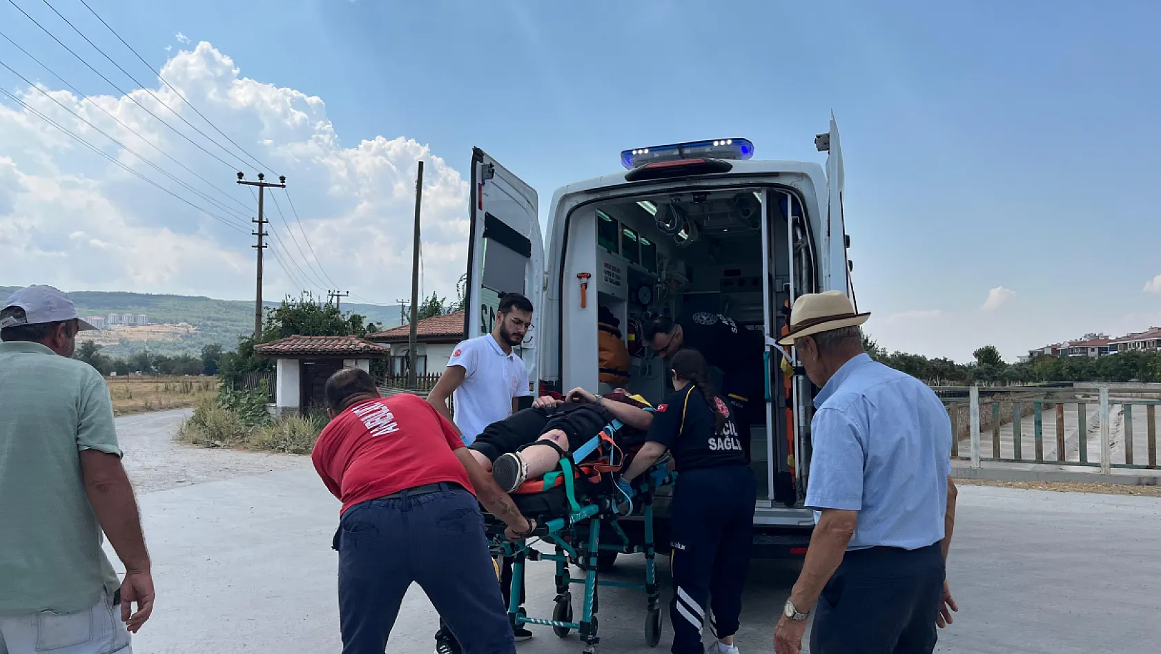 Menteşe'de motosiklet kazası: 1 yaralı