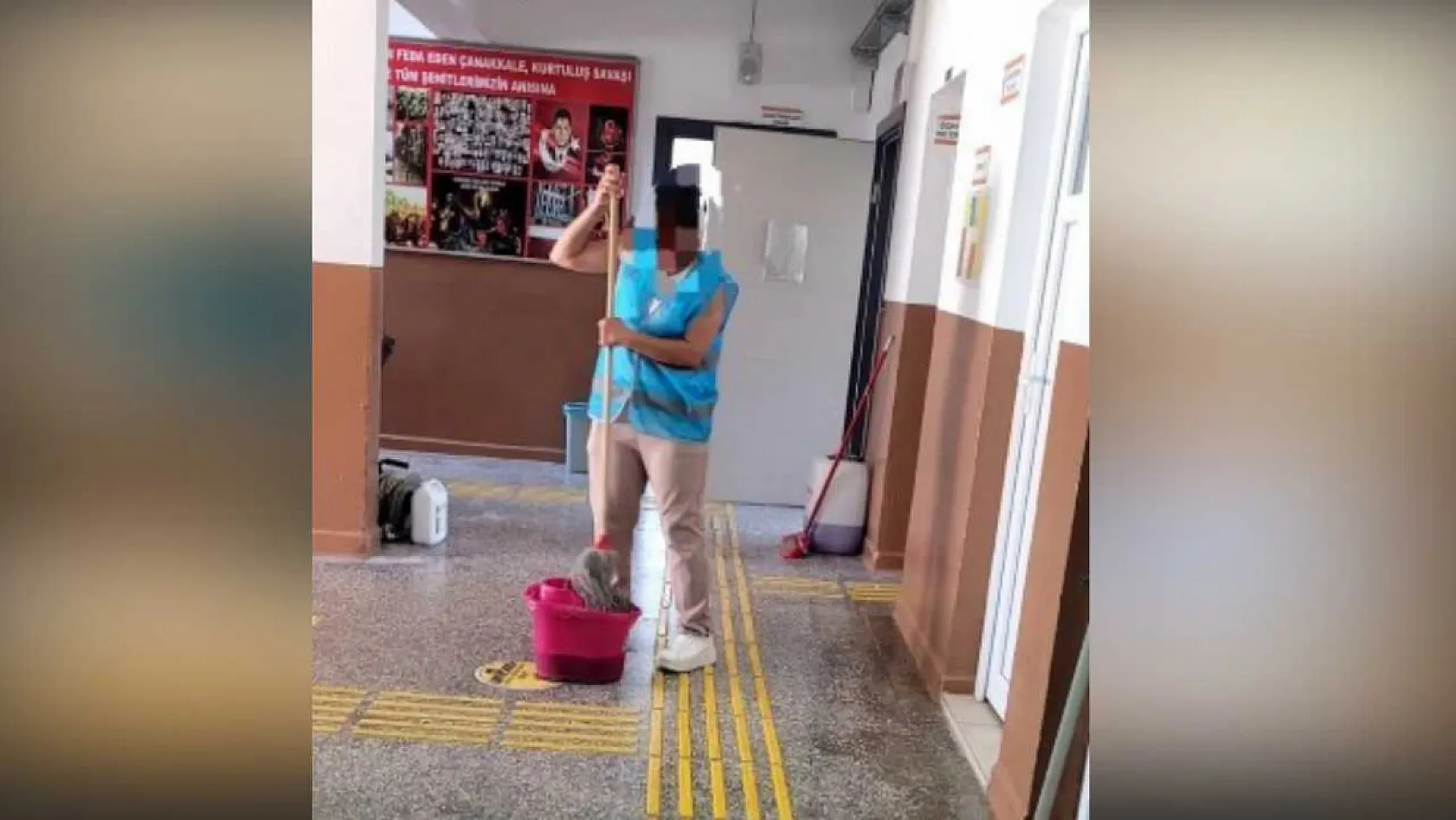 Seydikemer'de Kadın Hükümlülerden Okul Temizliği