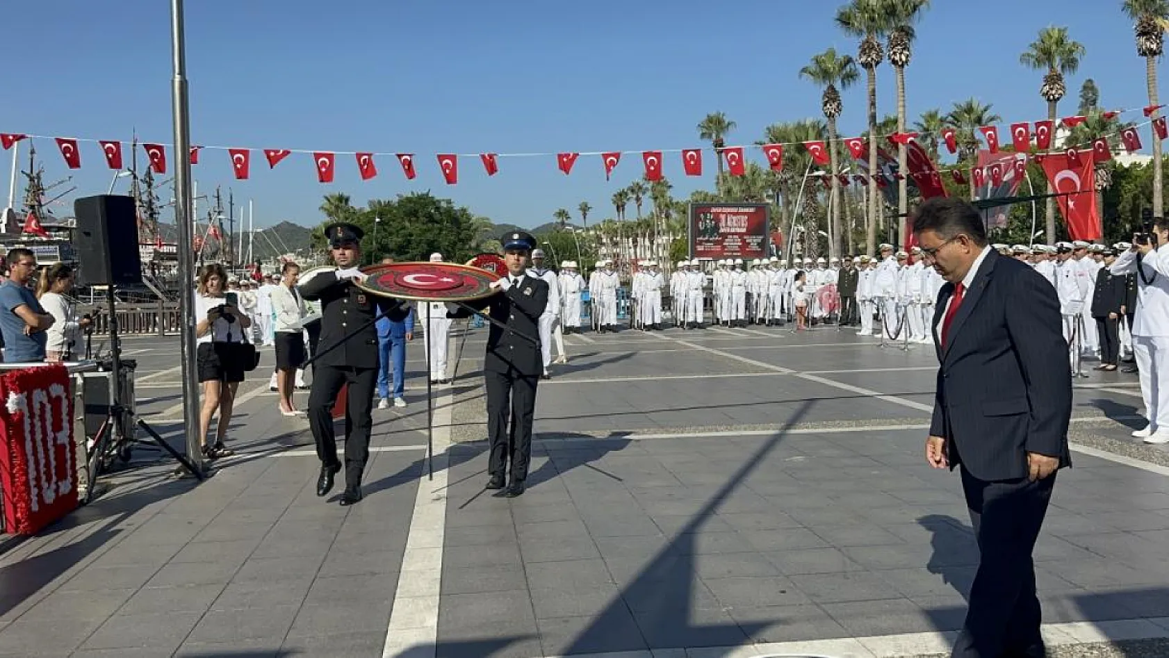 Marmaris'te 30 Ağustos coşkusu yaşandı