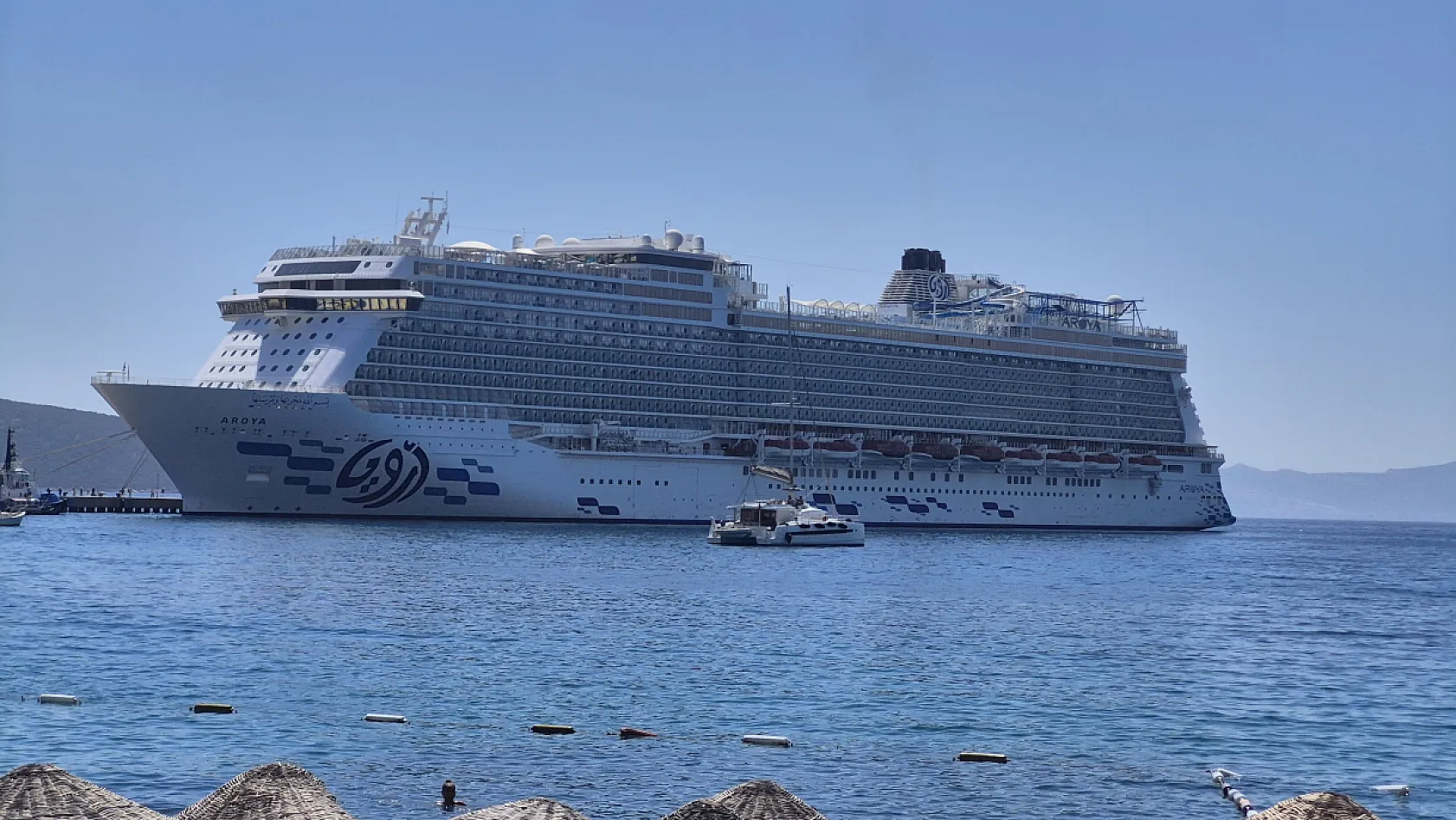 Bodrum'a, 2 bin 683 yolcuyla geldi