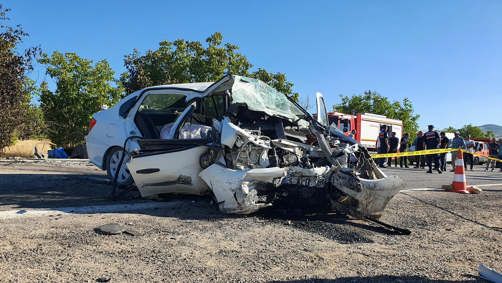 Feci trafik kazası: 3 ölü, 2 yaralı