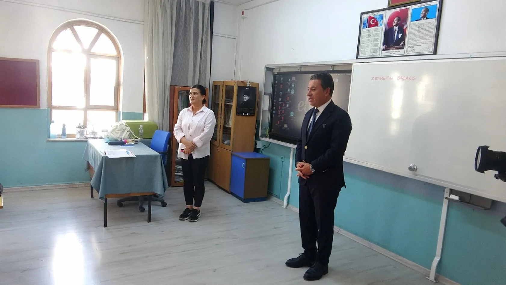 Başkan Aras öğrenci ve öğretmenlerin ihtiyaçlarını dinledi