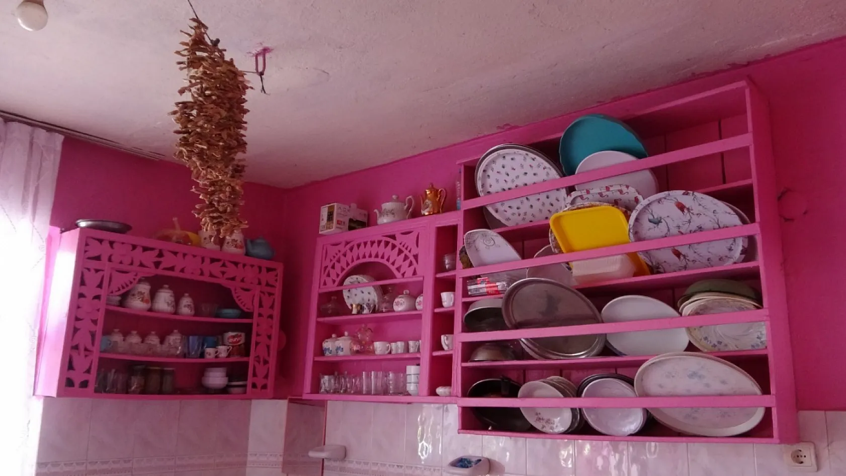 Pembe renk tutkusuyla bilinen 'Barbie Teyzesi' pembe evine mahkum kaldı