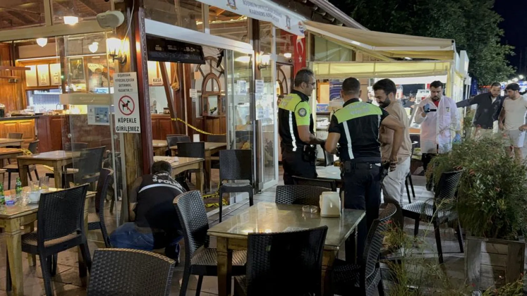 Bodrum'da hesap kavgasında kafeyi kurşun yağmuruna tuttular