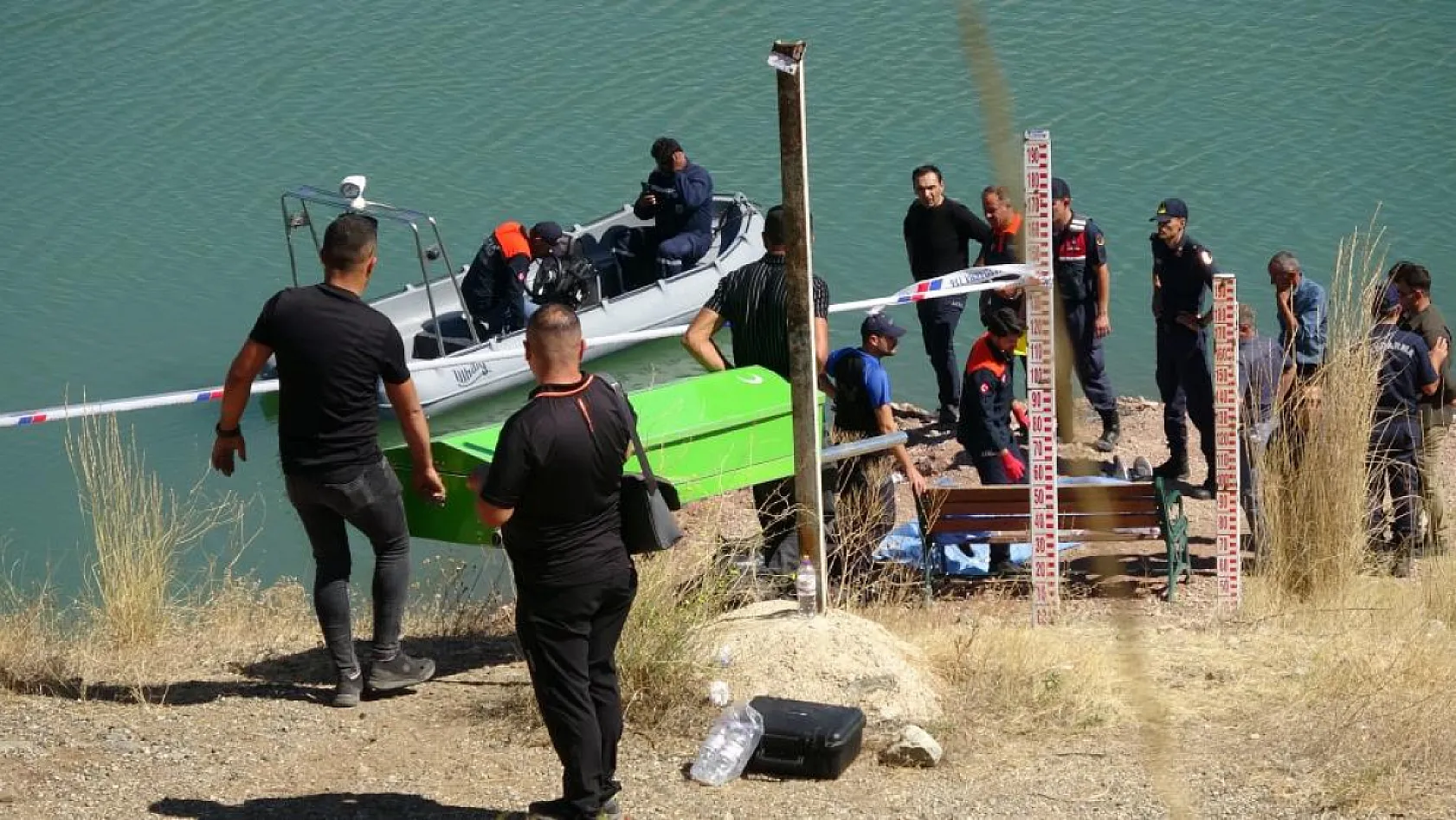 Burdur'da barajda kaybolan emekli polisin cansız bedenine ulaşıldı