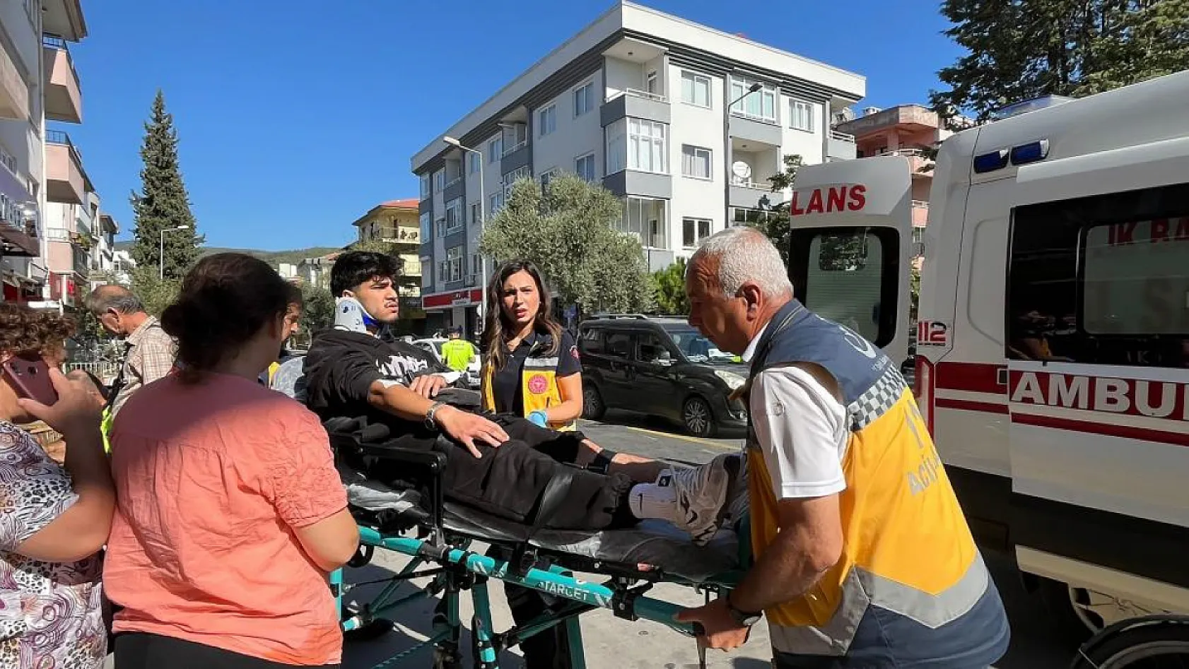 Menteşe'de trafik kazası: 1 yaralı