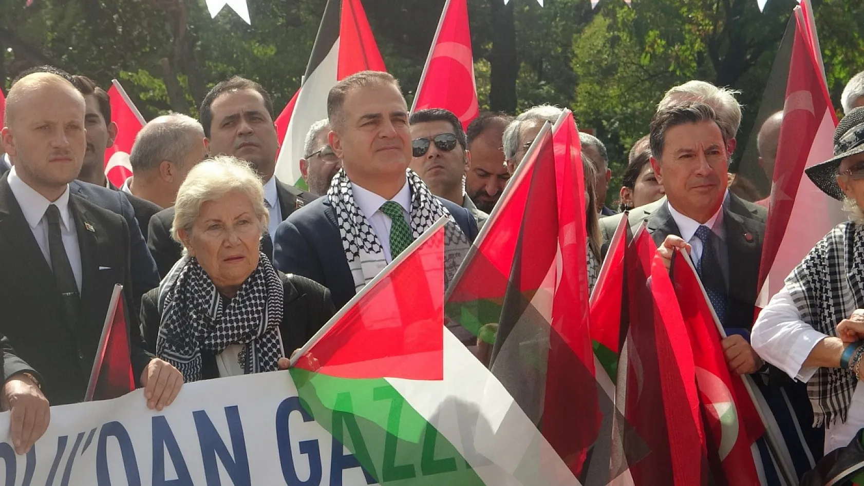 Muğla'da Gazze için Sumud Filosu'na destek mitingi