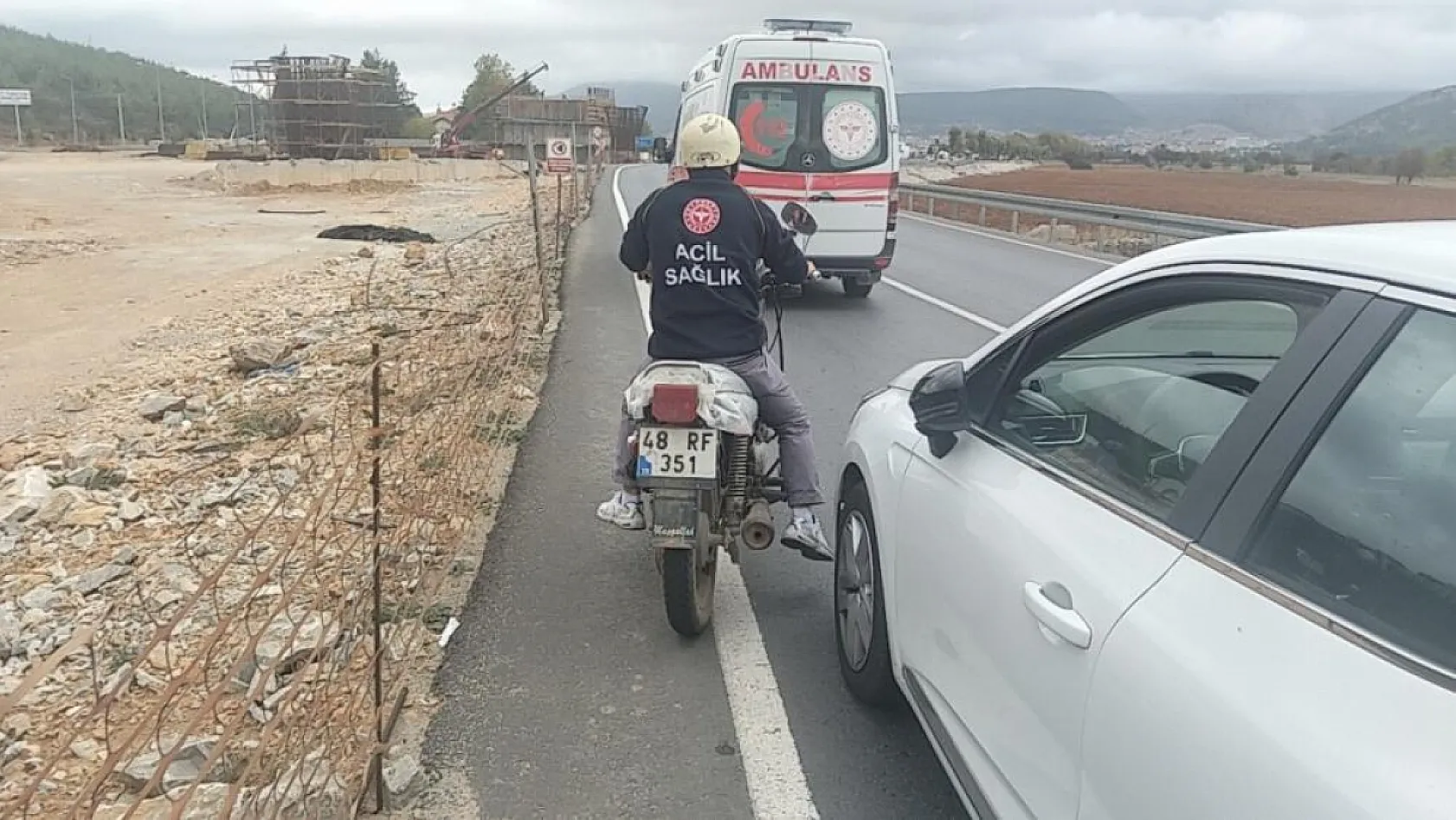 Menteşe'de sağlık personelinden örnek davranış