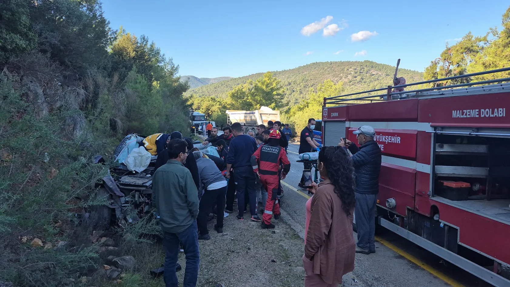Bodrum'da feci kaza: 1'i ağır 2 yaralı