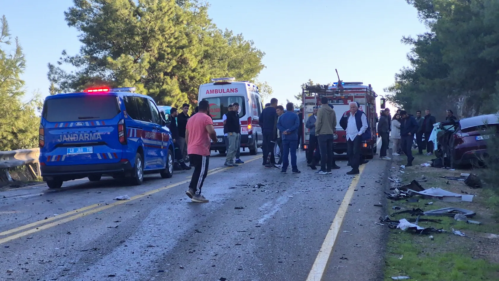 Bodrum'da feci kaza: 1'i ağır 2 yaralı