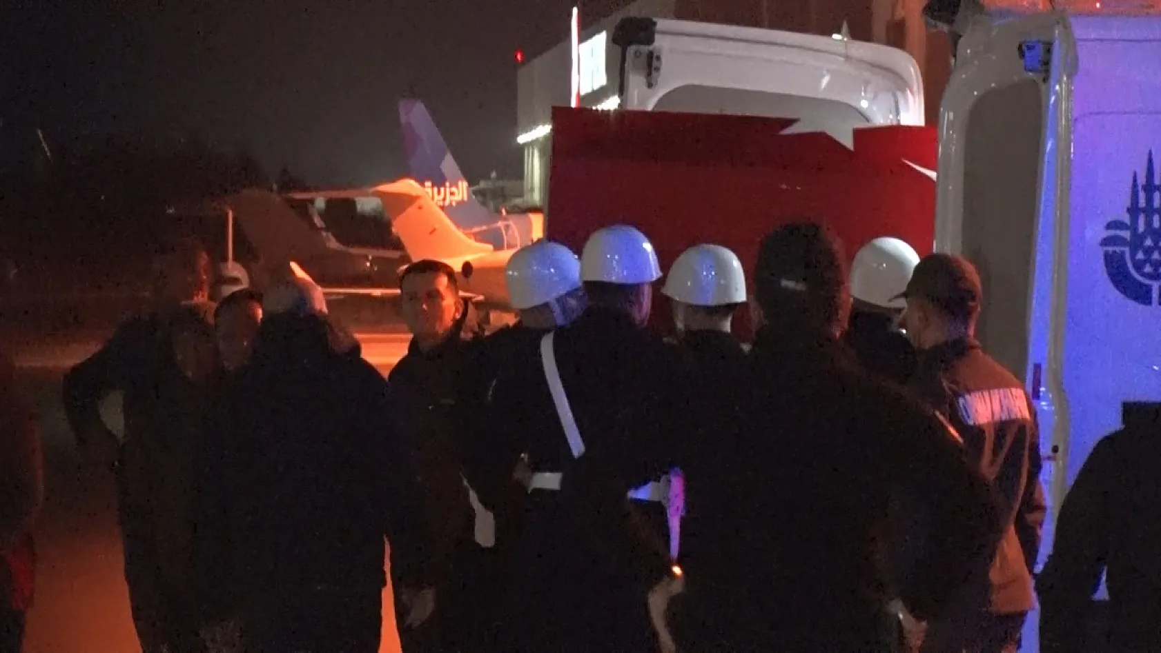 Şehit pilot Hasan Bahar'ın naaşı Türkiye'ye getirildi