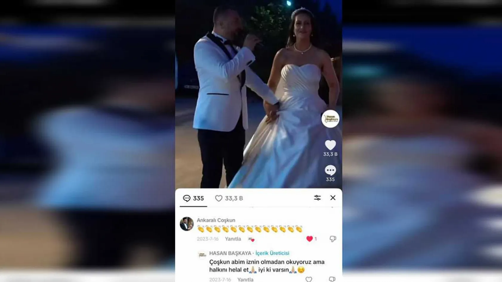 Düğünlerinde söyledikleri şarkı başlarına bela oldu