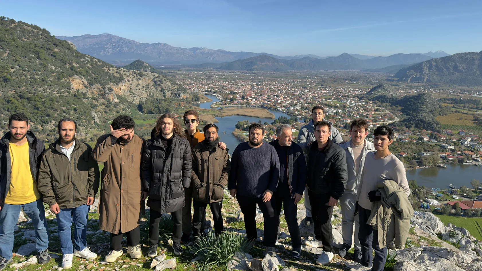 Menteşe gençleri Dalyan Kaunos'ta tarih ve doğayla buluştu