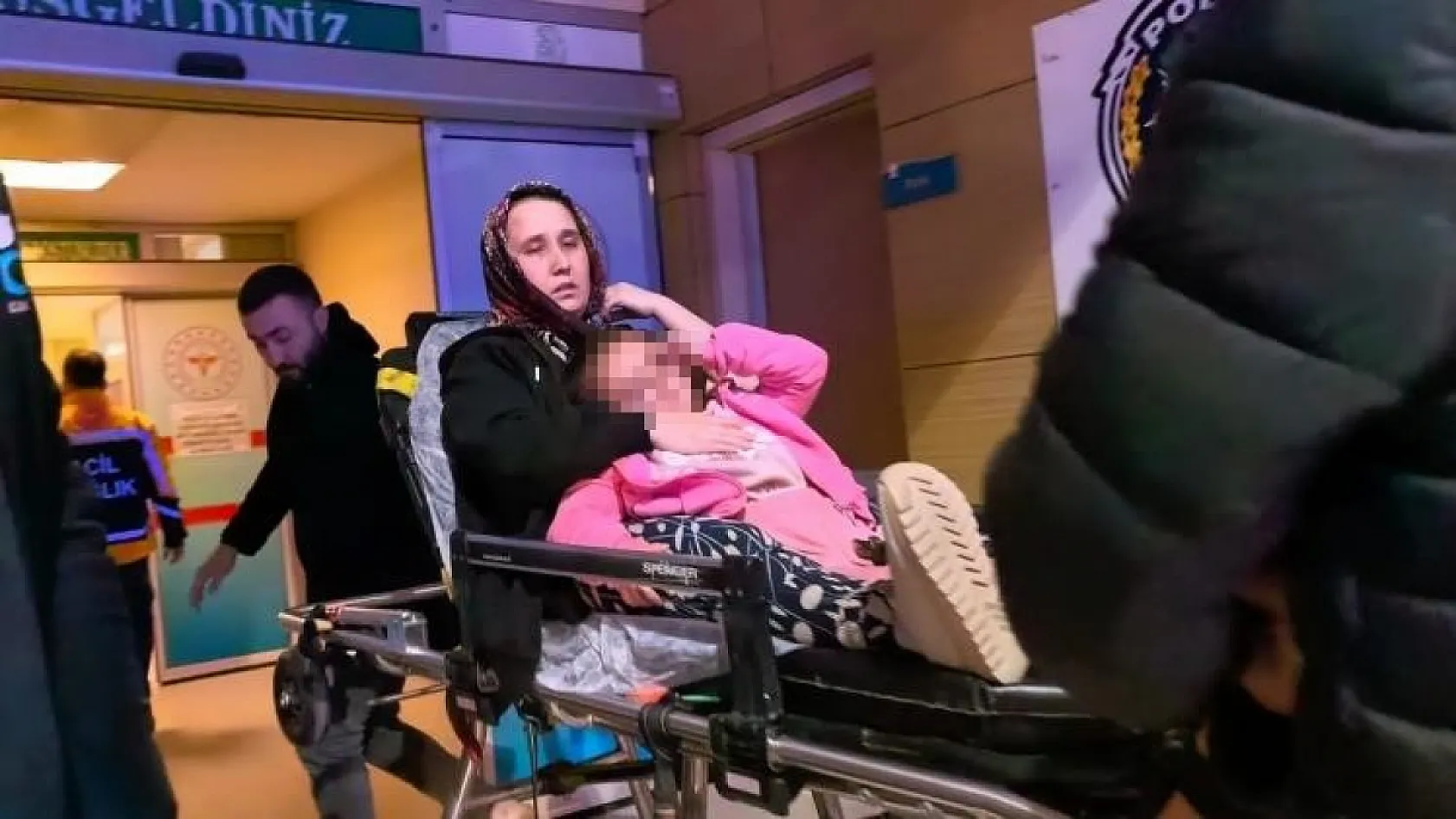 Kaygan zeminde kontrolü kaybedip kazaya neden oldu: 3'ü çocuk 7 kişi yaralandı