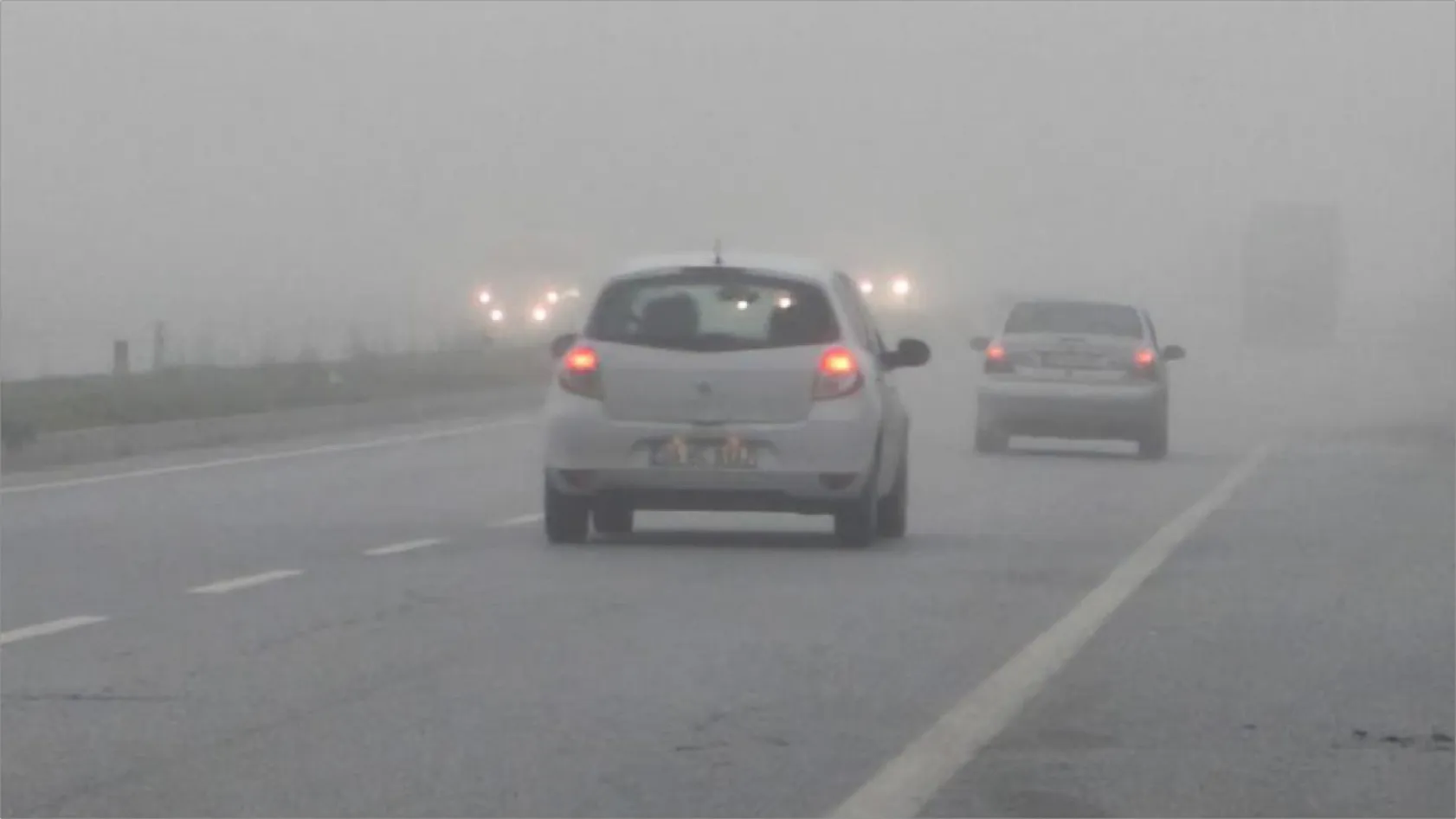Aydın Muğla Karayolu'nda Yoğun Sis Trafiği Aksattı