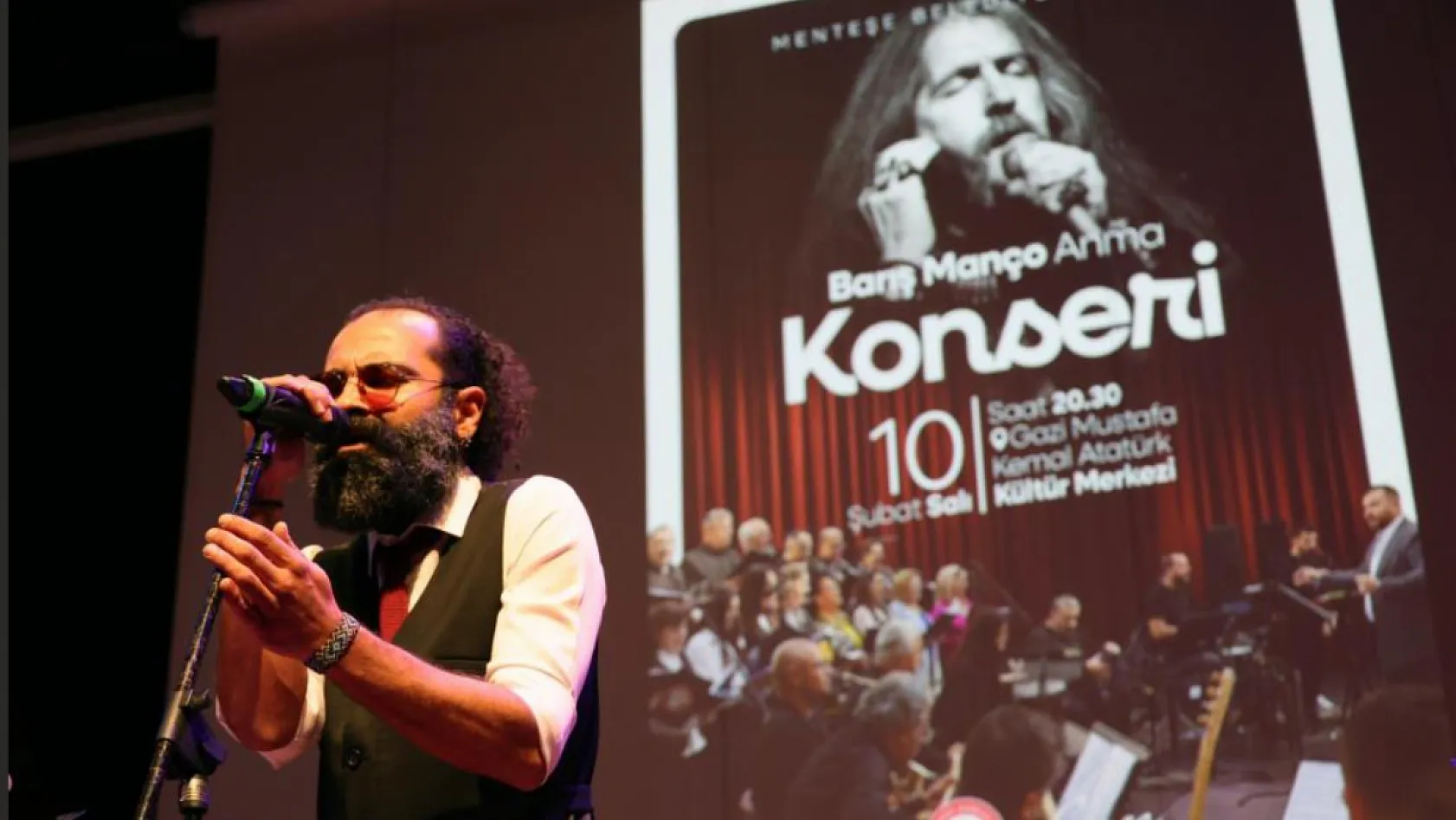 Menteşe Korosu Barış Manço'yu konser ile andı