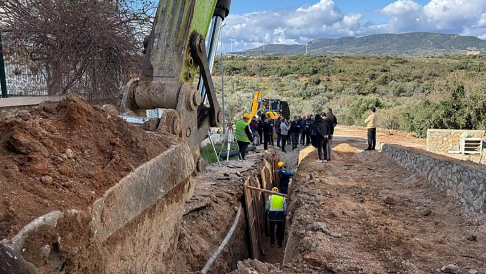 MUSKİ Genel Müdürü Şengül Datça'daki yatırımları yerinde inceledi