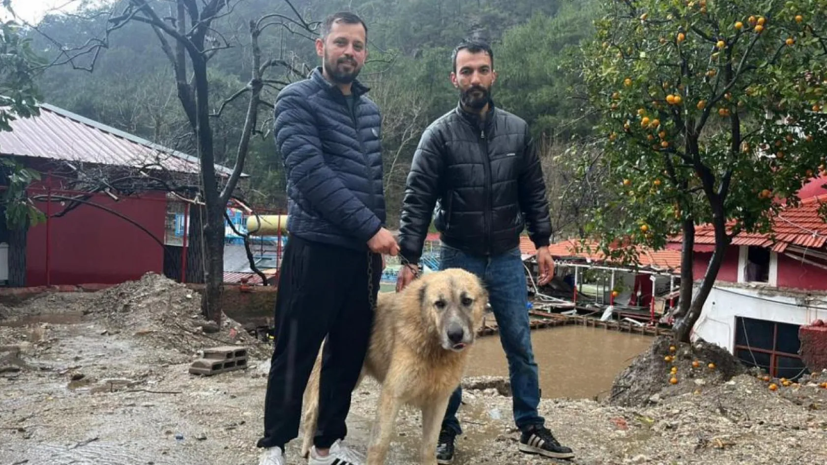 Köpeğini sel sularından kurtaran sahibi o anları anlattı