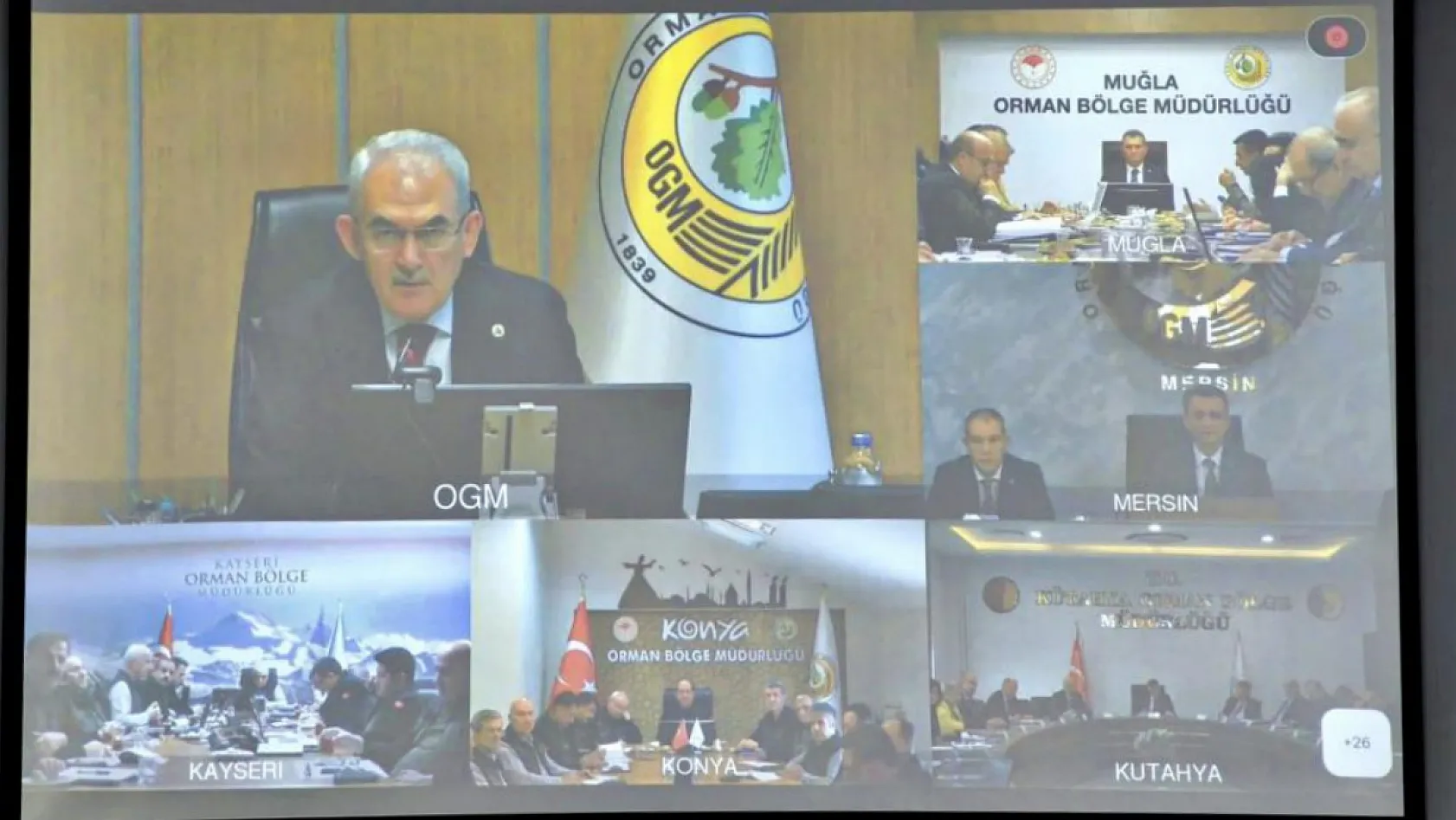 Muğla Orman Bölge Müdürlüğü'nde Faaliyet Değerlendirme Toplantısı gerçekleştirildi