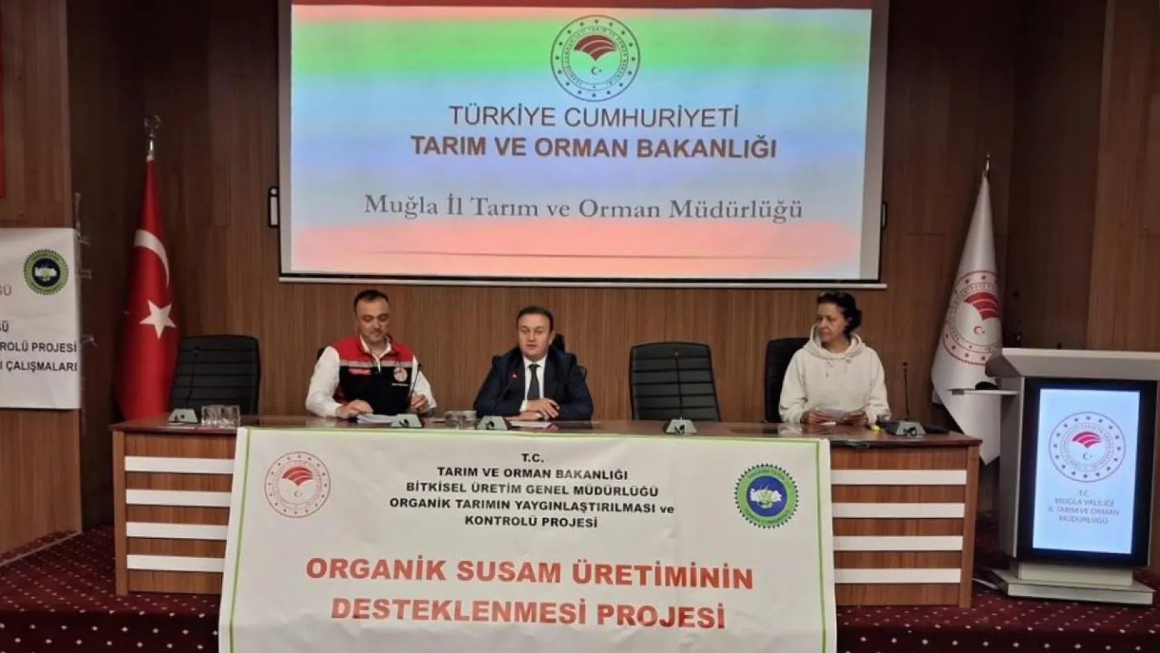 Muğla'nın Gökova susamı için organik üretim masaya yatırıldı