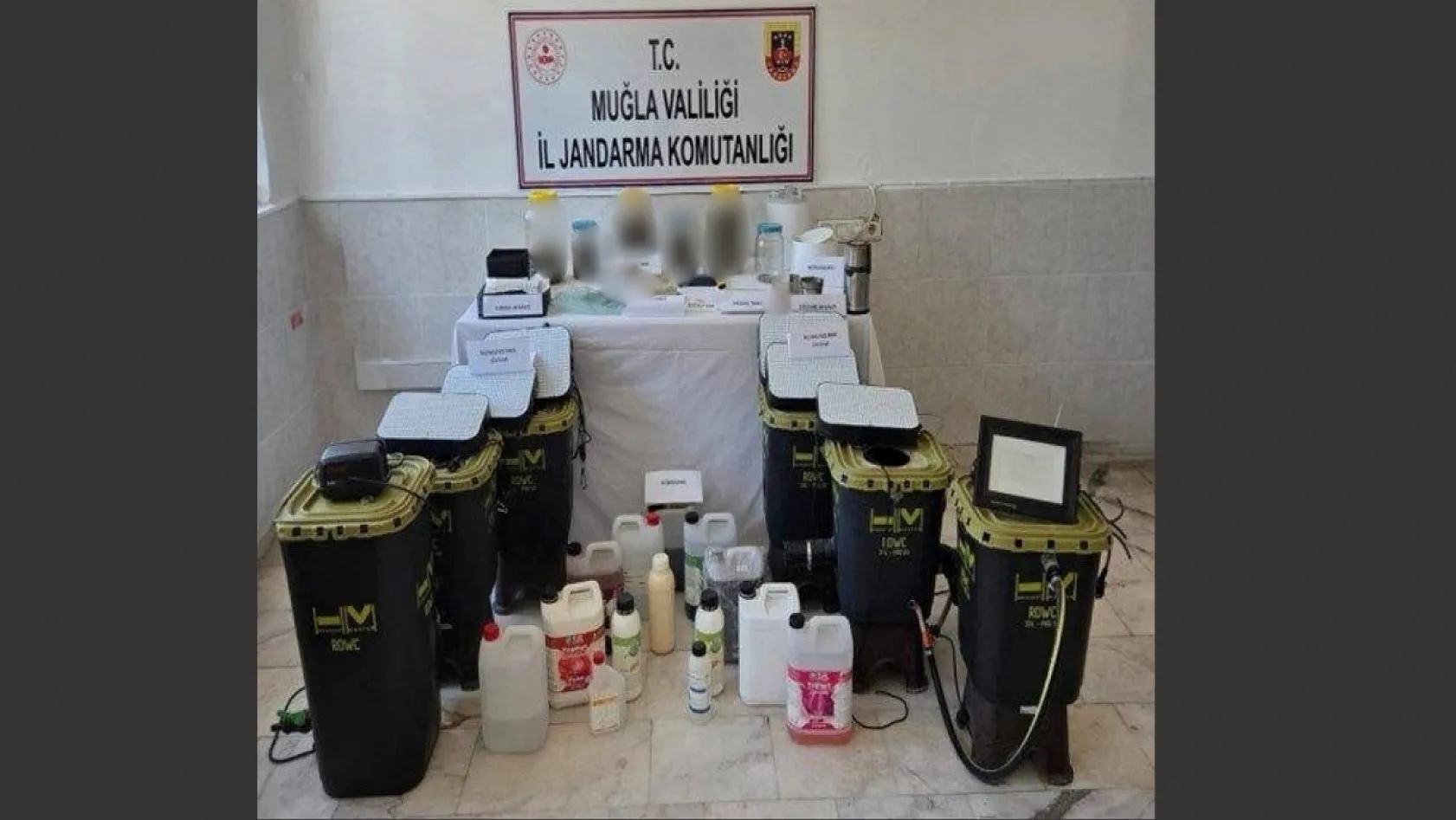 Muğla'da bin 268 adet uyuşturucu hap ele geçirildi