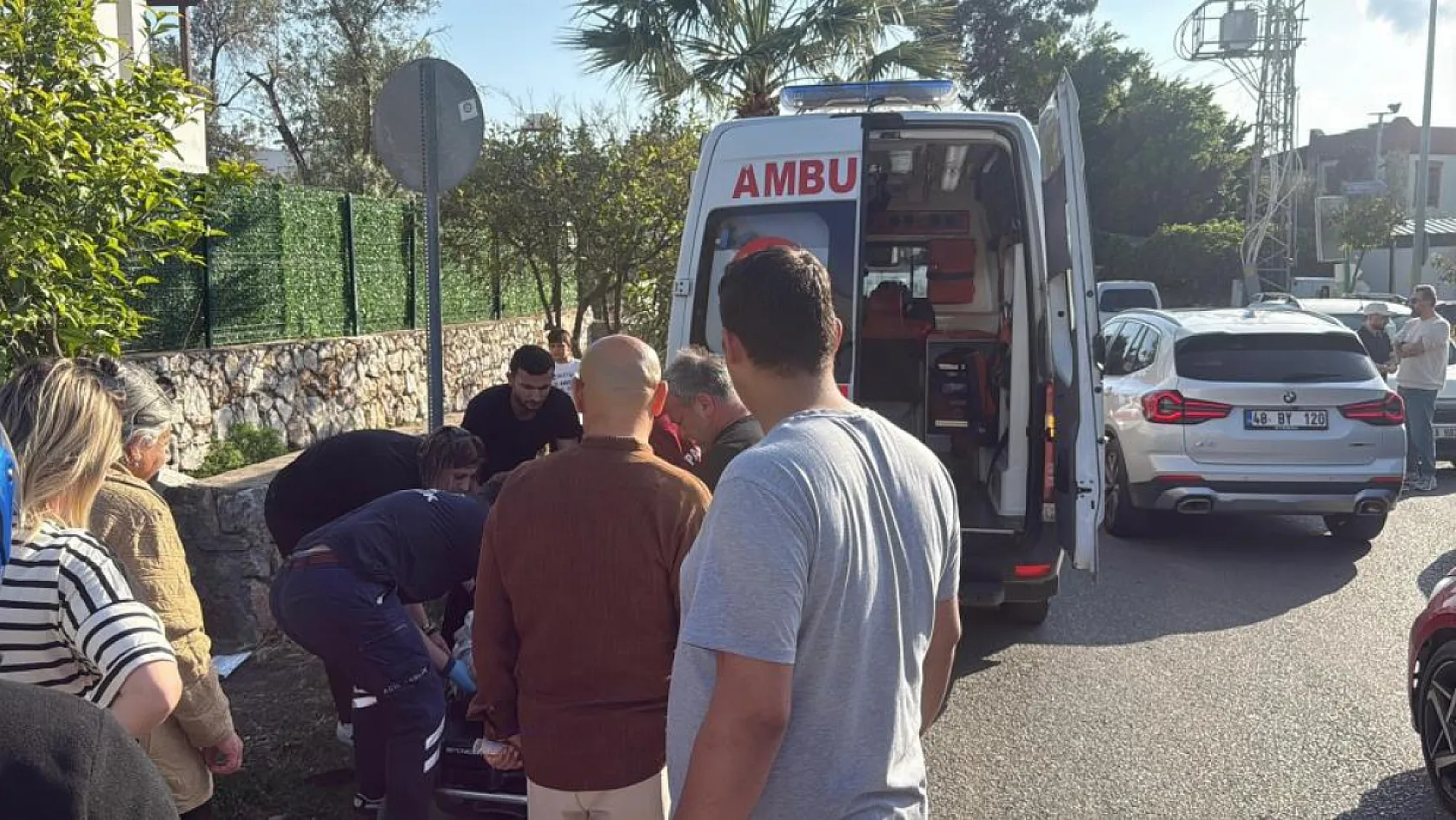 Bodrum'da işten dönen kadına bahçede bıçaklı saldırı