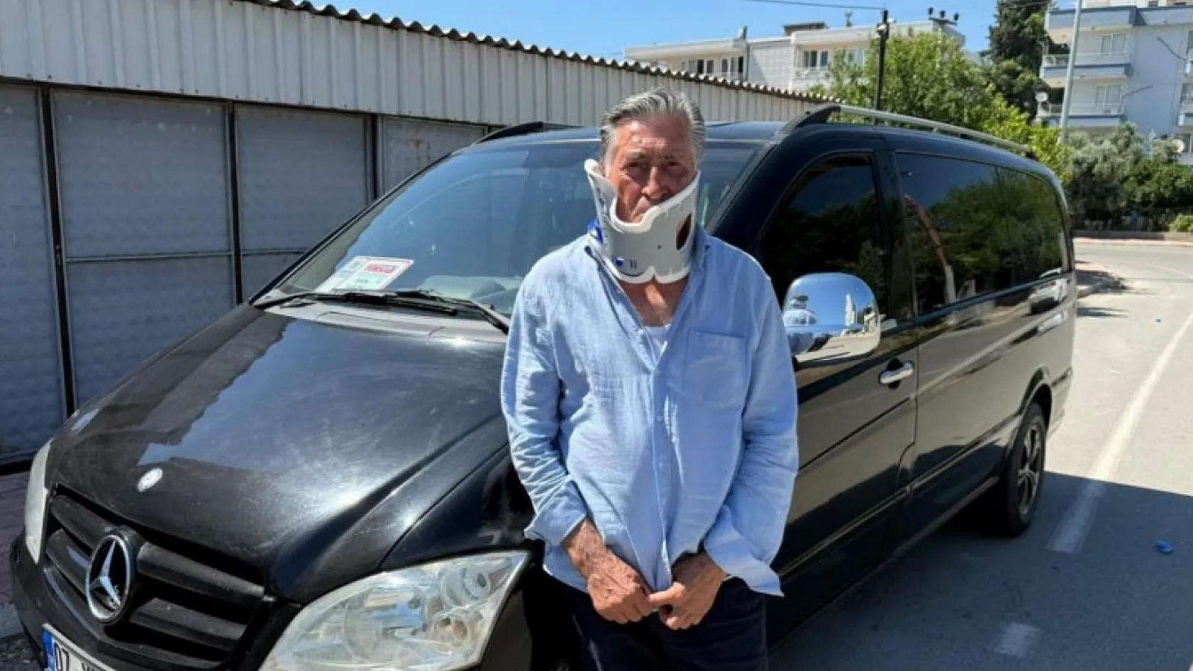 Tur şoförü, VIP transfer hizmeti verdiği Litvanyalı boksör tarafından hastanelik edildi
