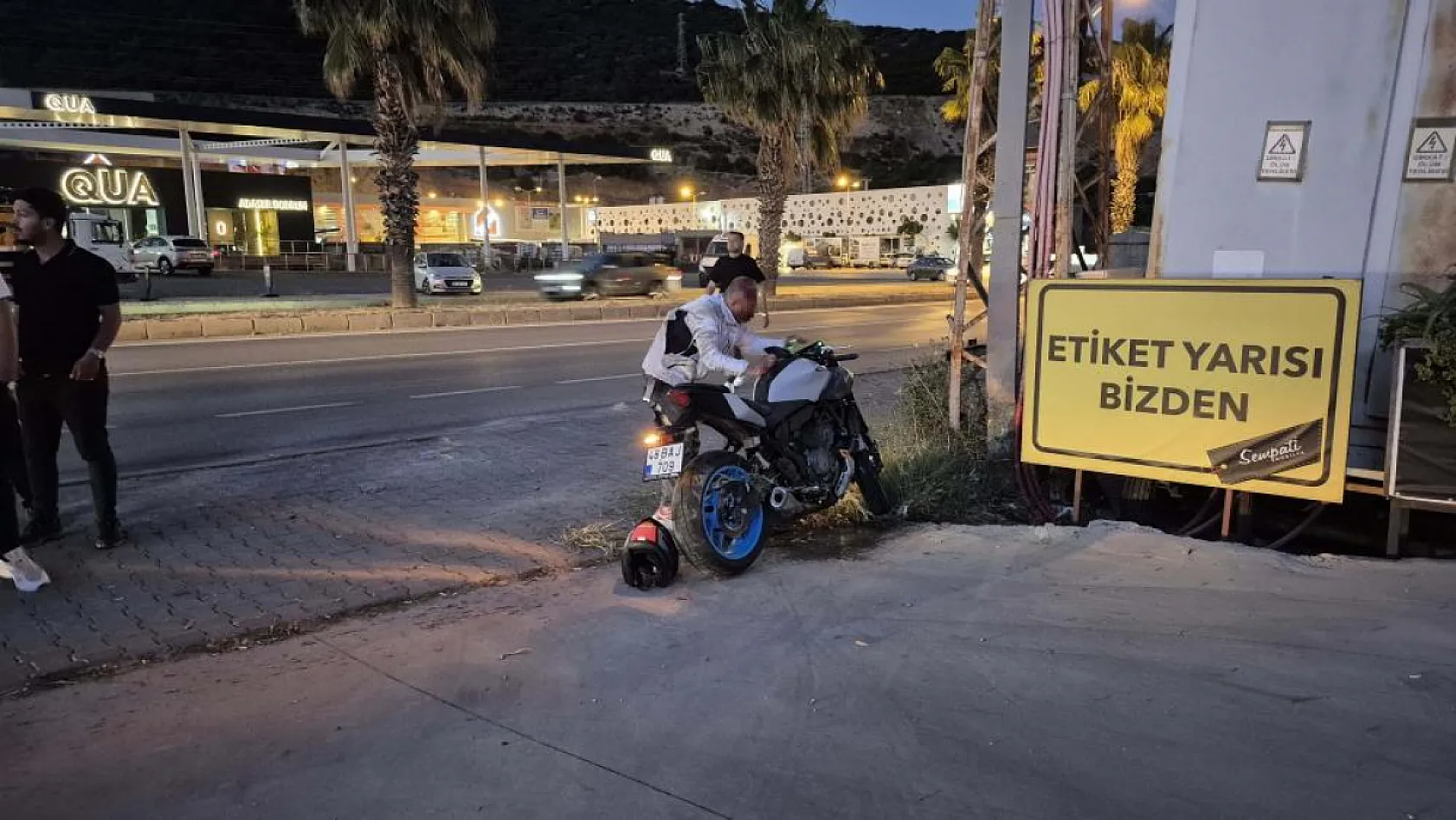 Bodrum'da motosikletin çarptığı imam hayatını kaybetti