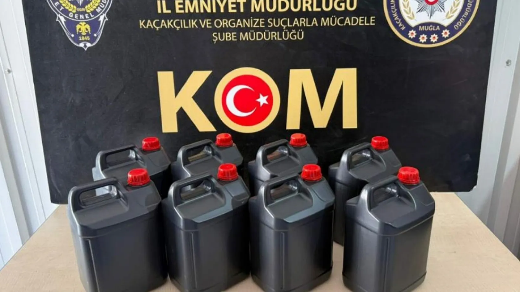 Muğla'da bayram tatili öncesi sahte alkol operasyonu