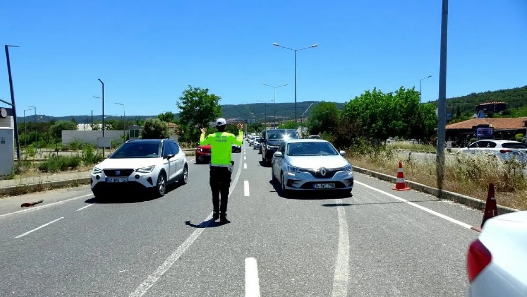 Muğla'da 9 günlük Bayram mesaisinde 37 bin araç kontrol edildi