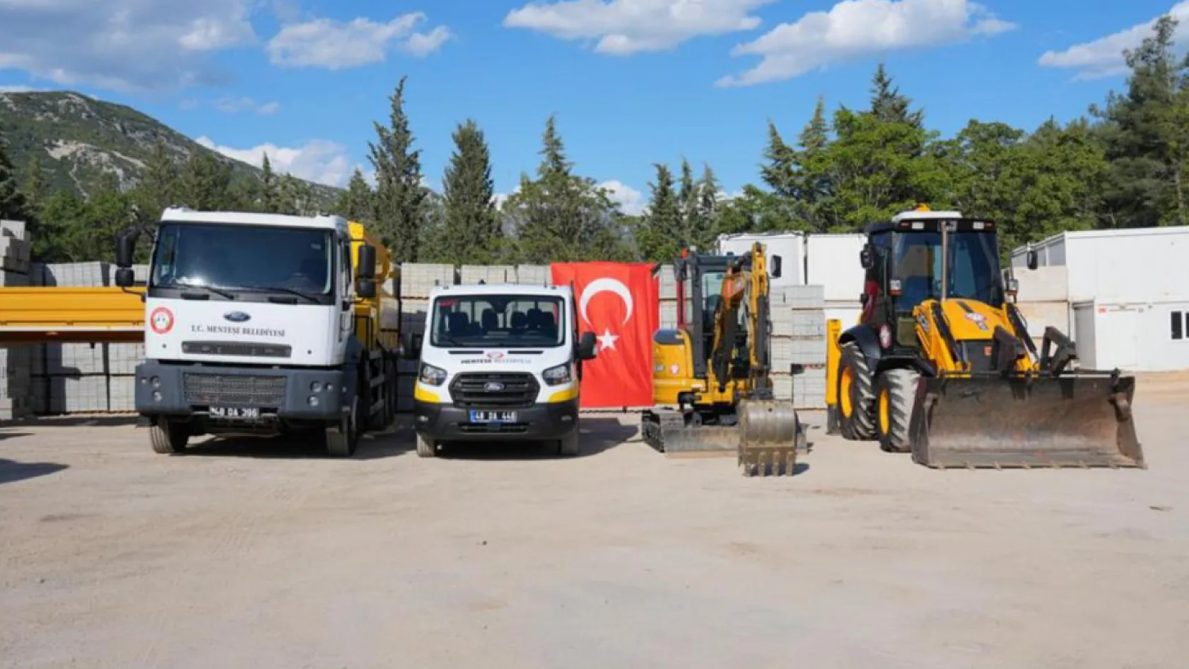 Menteşe Belediyesi'nin araç filosu güçleniyor