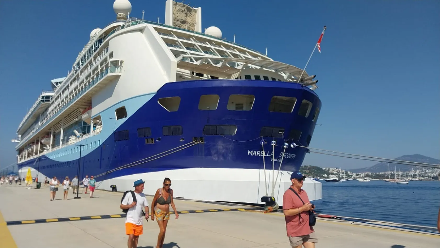 Bodrum'a 1790 yolcusuyla geldi